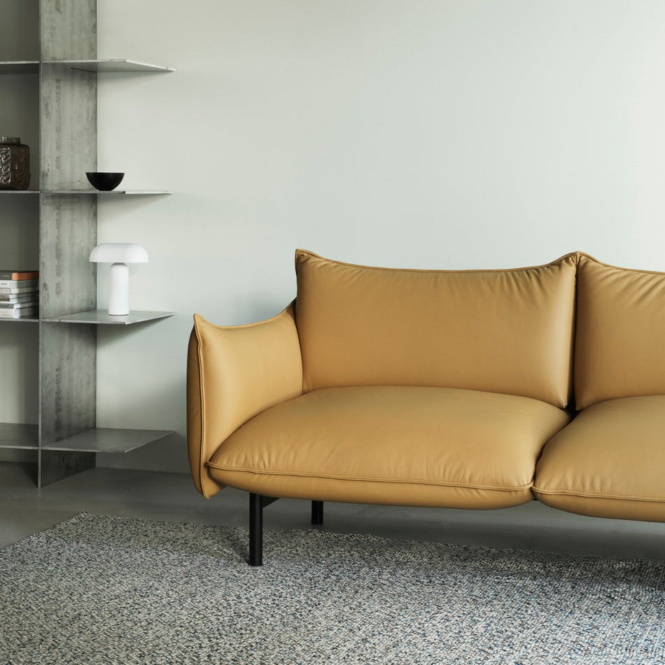 normann copenhagen ark 2 seater modular sofa #colour_ultra-camel-41571
