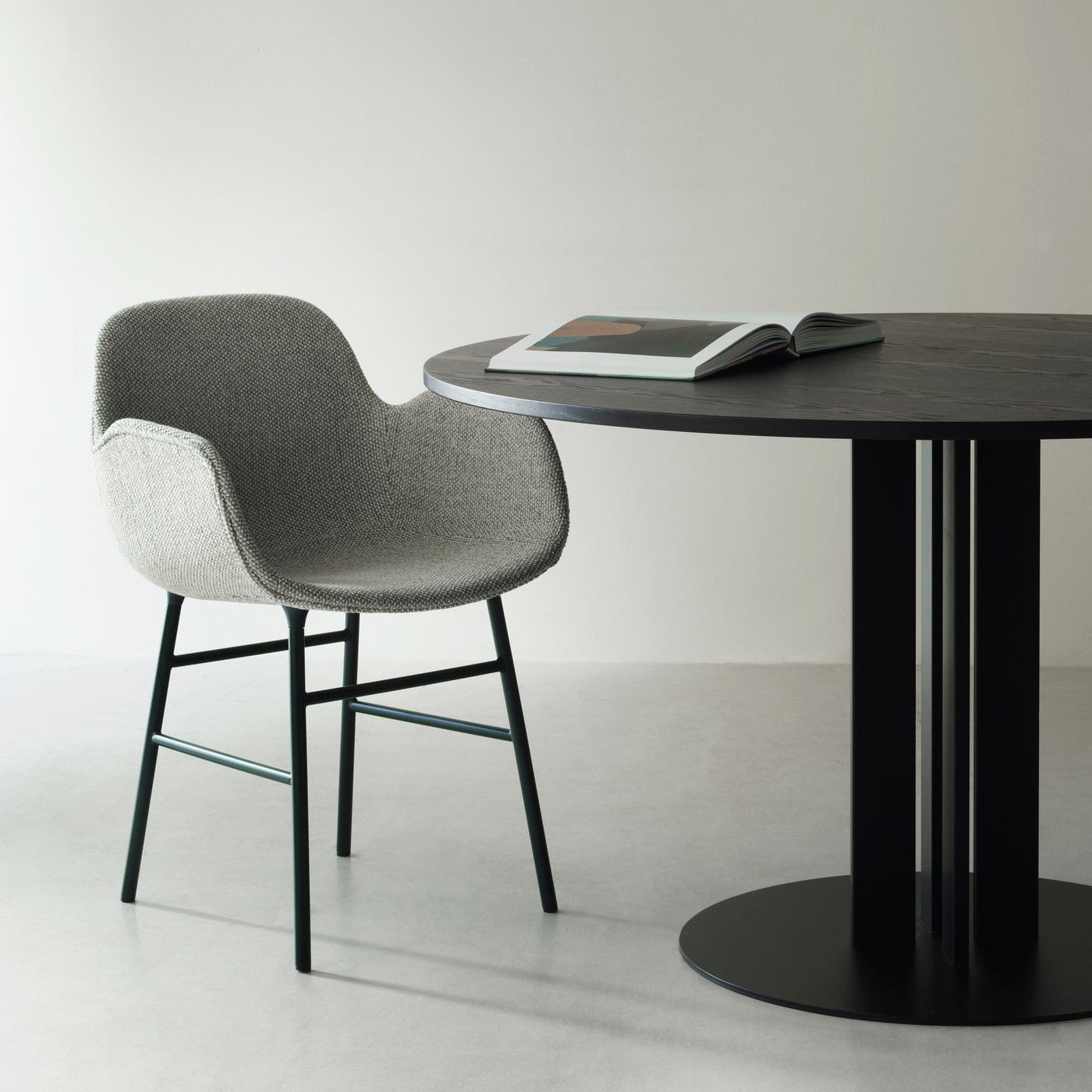 Normann Copenhagen Scala Dining Table at someday designs. #colour_black-stained-oak