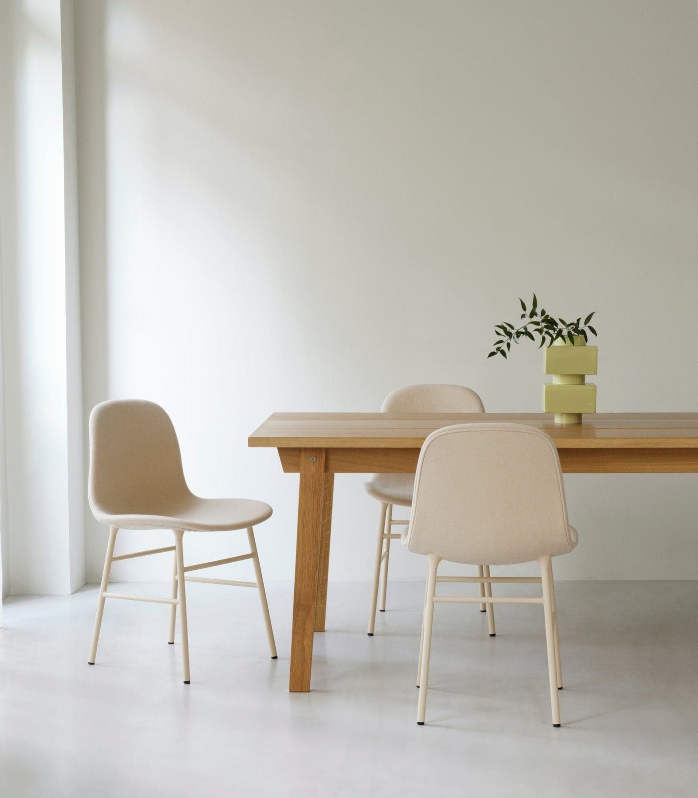 Normann Copenhagen Form Chair Steel at someday designs #colour_divina-md-203