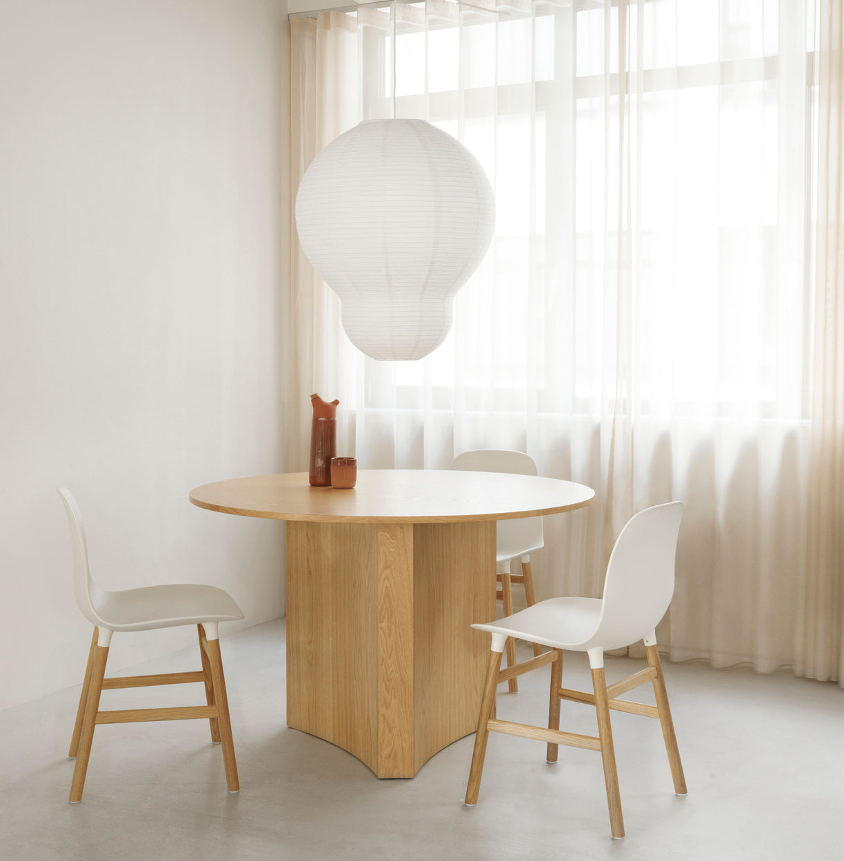 Normann Copenhagen Form Chair Wood at someday designs. #colour_white