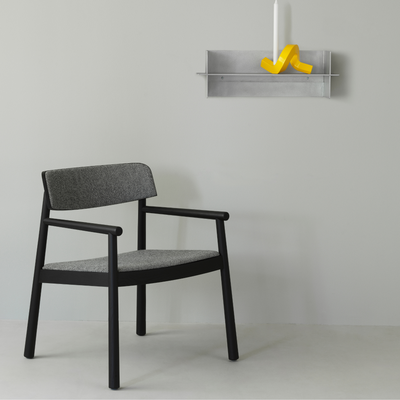 Normann Copenhagen Timb Lounge Chair at someday designs. #colour_black-hallingdal-166
