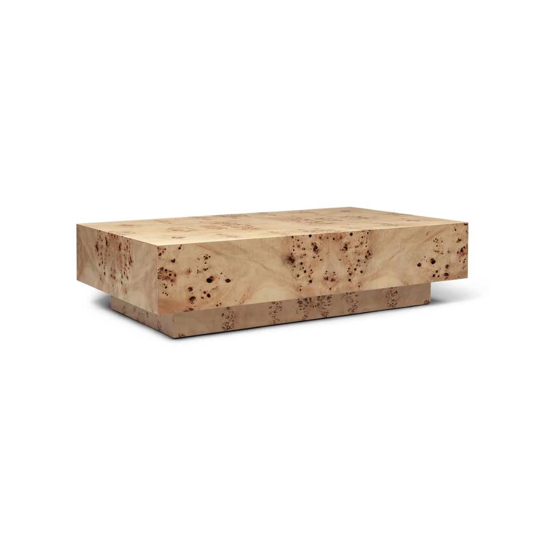 burl coffee table by ferm LIVING