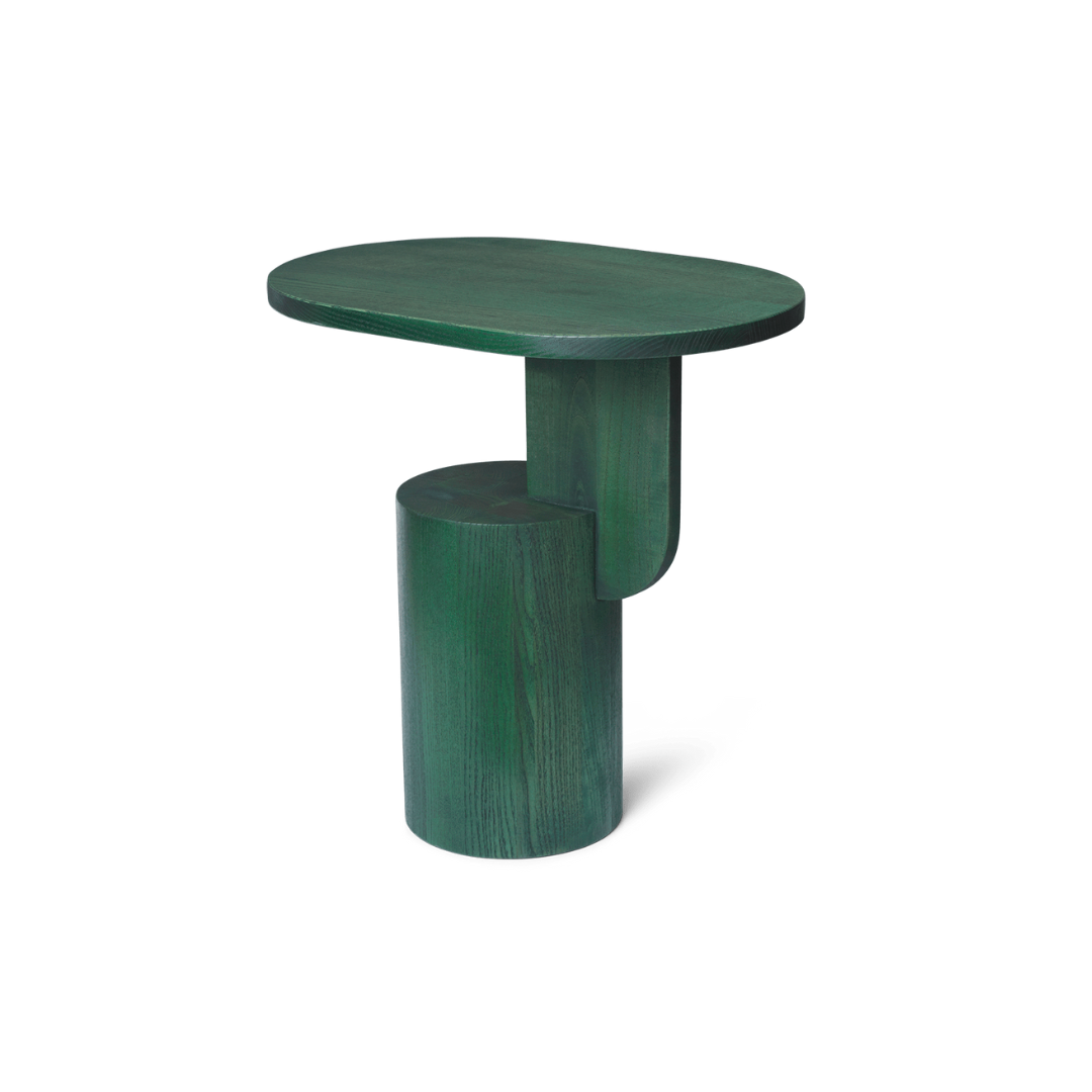 ferm living insert table Myrtle Green Stained side view | available from someday designs. #colour_myrtle-green-stained