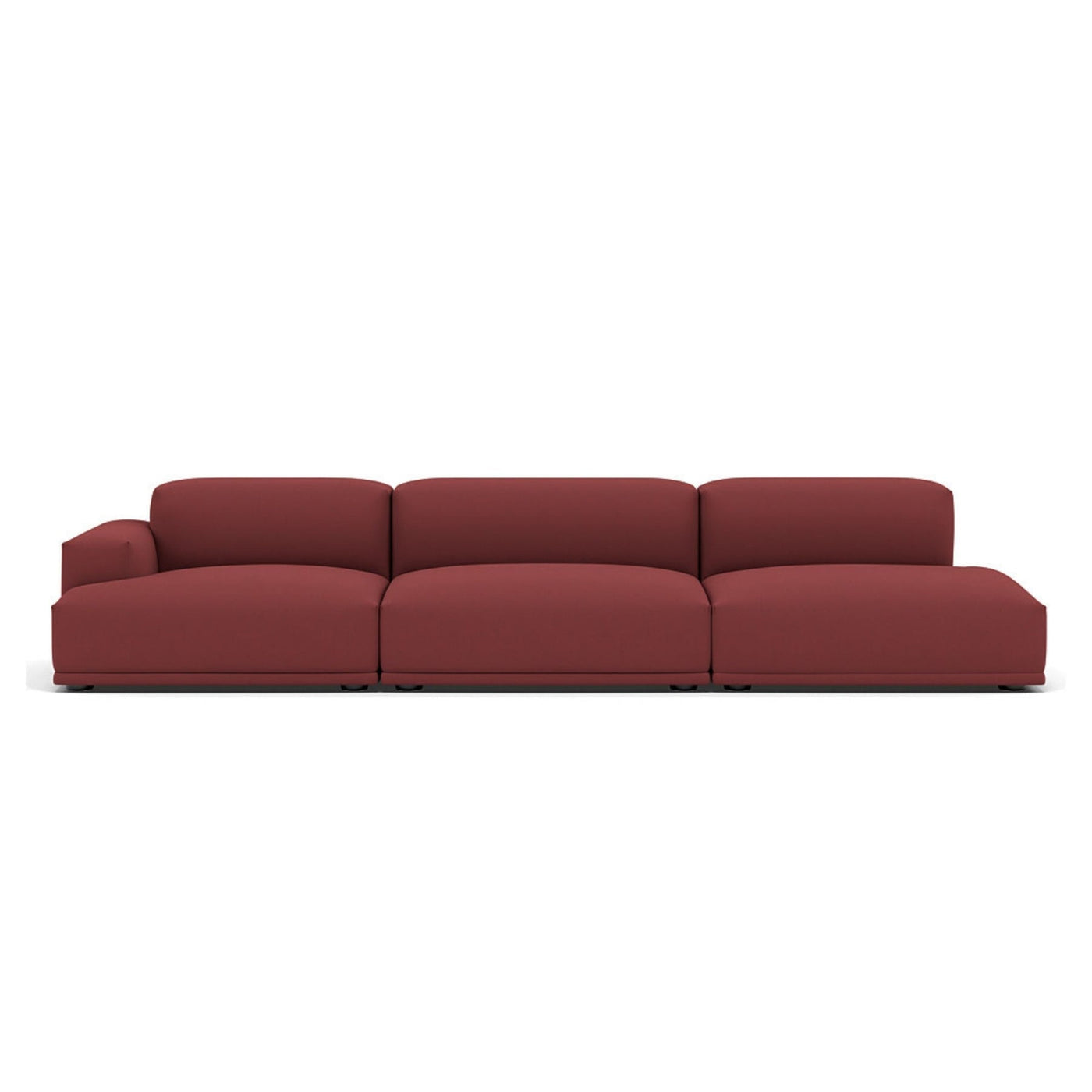 Muuto Connect modular sofa 3 seater in configuration 2. Made to order from someday designs. #colour_rime-591