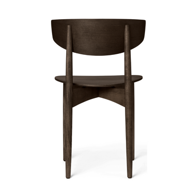 Ferm Living Herman Dining Chair Wood Frame reverse of chair detail. Shop online at someday designs. #colour_dark-stained-beech