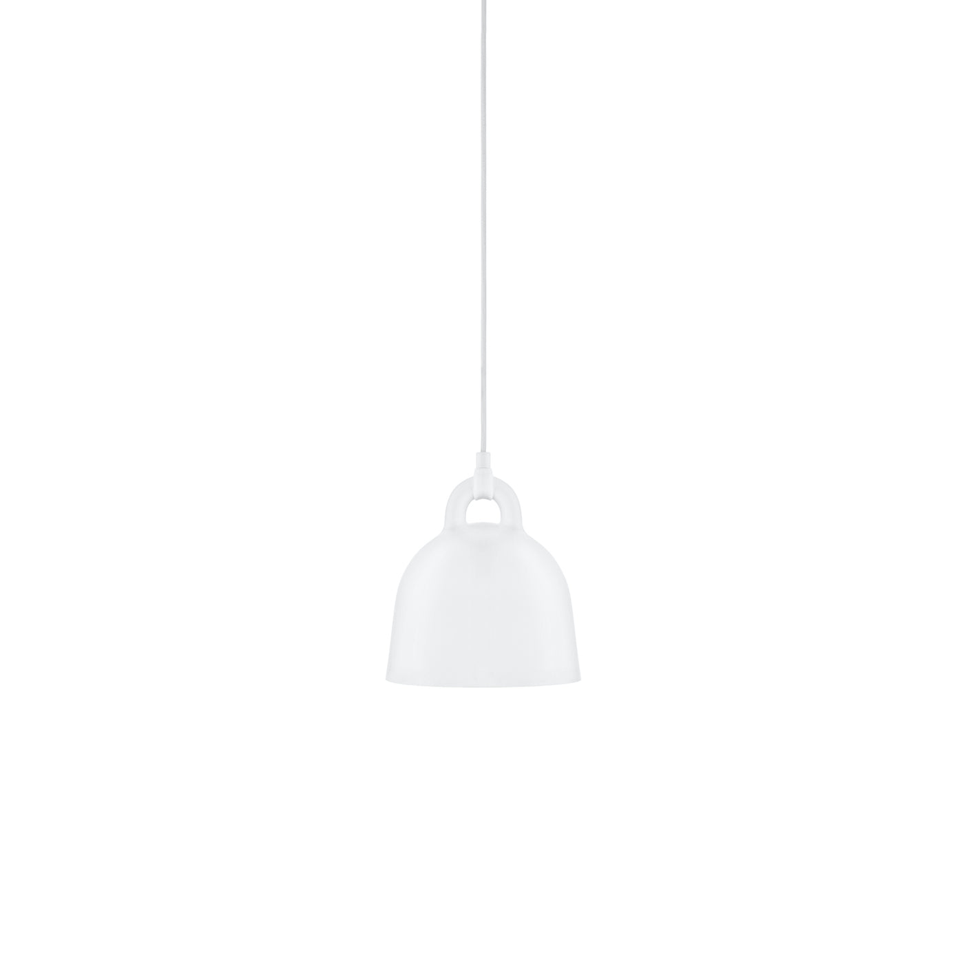 Norman Copenhagen Bell Pendant Lamp, extra small in white. Free UK delivery from someday designs #size_extra-small