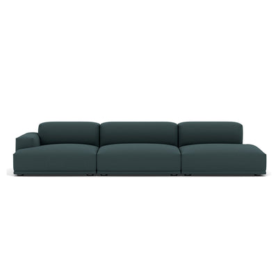 Muuto Connect modular sofa 3 seater in configuration 2. Made to order from someday designs. #colour_steelcut-180