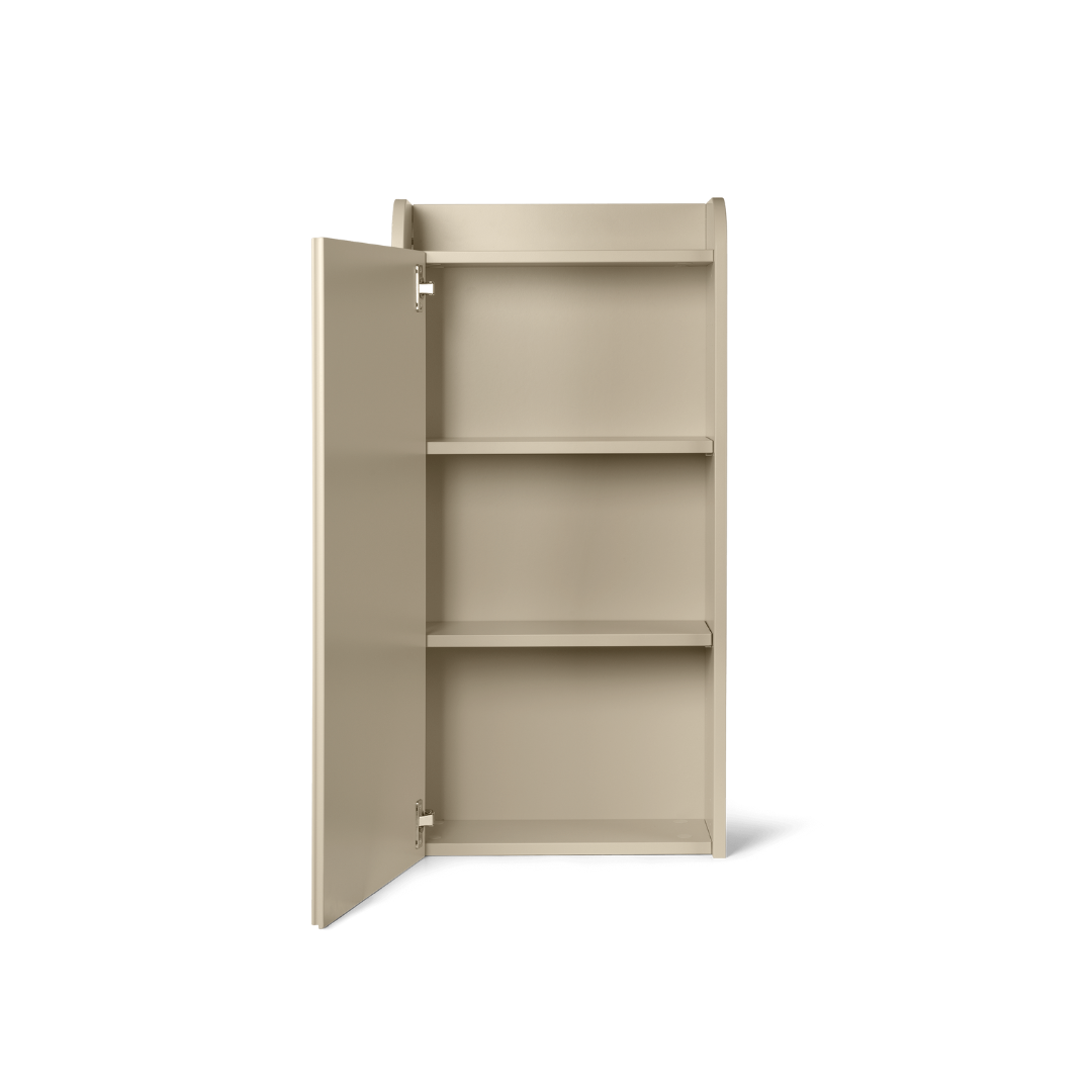 ferm LIVING Sill Wall Cupboard cashmere inside image. Free UK delivery from someday designs #colour_cashmere
