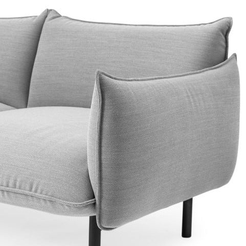 normann copenhagen ark 2 seater modular sofa #colour_steelcut-trio-133
