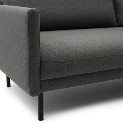 Normann Copenhagen Rar 3 Seater Sofa at someday designs. #colour_re-born-dark-grey