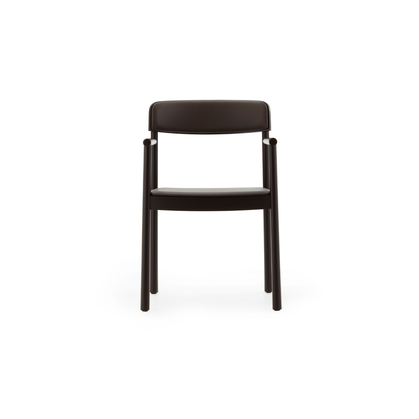 Normann Copenhagen Timb Armchair at someday designs. #colour_brown-ultra-leather-41589