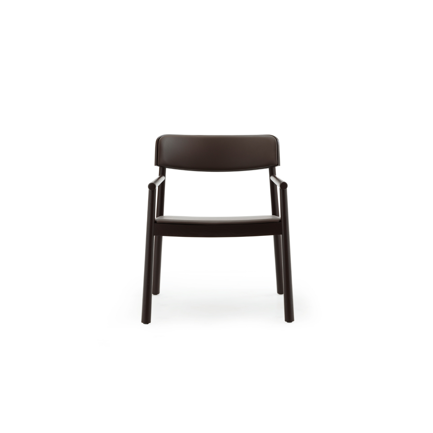 Normann Copenhagen Timb Lounge Chair at someday designs. #colour_brown-ultra-leather-41589