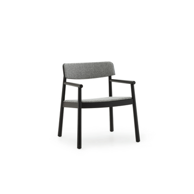Normann Copenhagen Timb Lounge Chair at someday designs. #colour_black-hallingdal-166