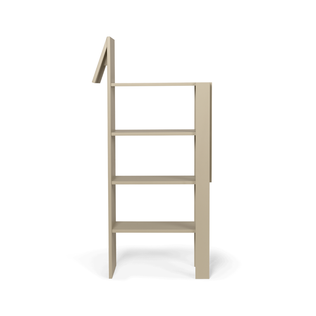 giraffe bookcase by ferm LIVING side view #colour_cashmere