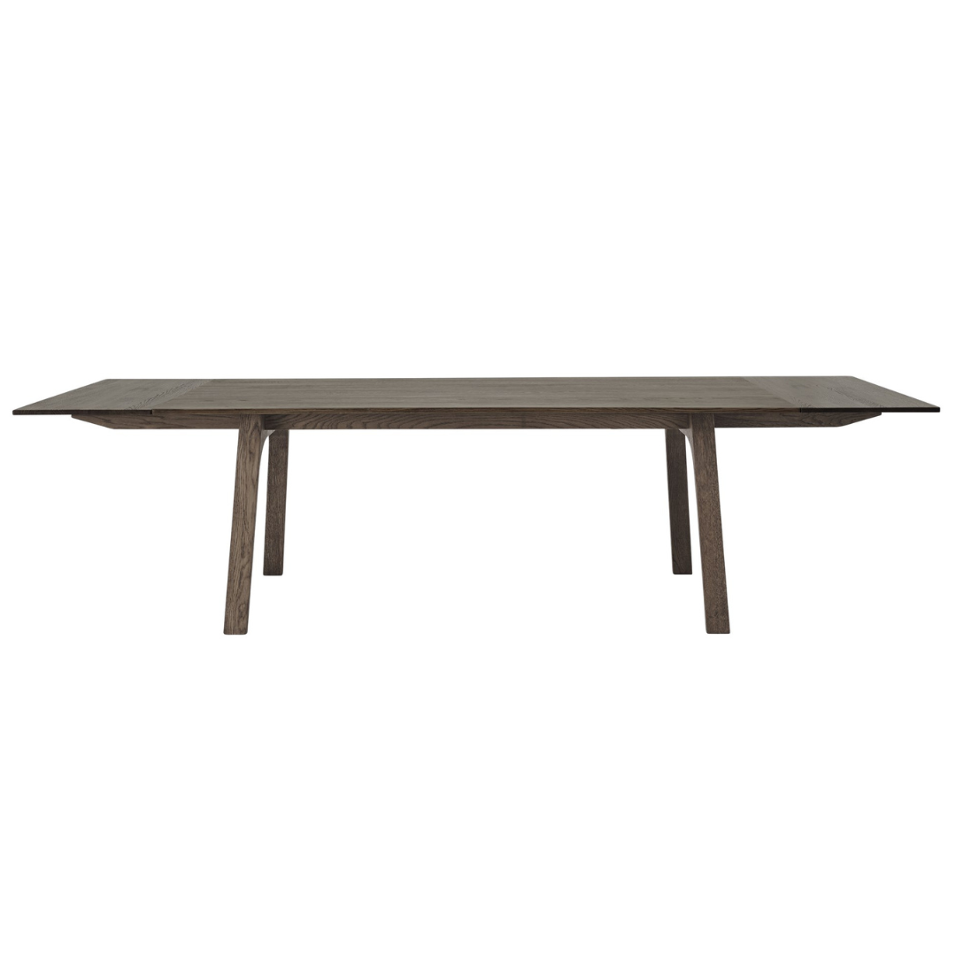 Earnest Extendable Dining Table dark oiled oak 205 x 100 #colour_dark-oiled-oak