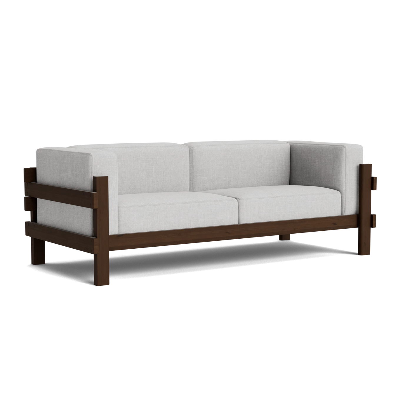 Normann Copenhagen Kube 3 Seater Sofa at someday designs. #colour_remix-123 #frame_dark-brown