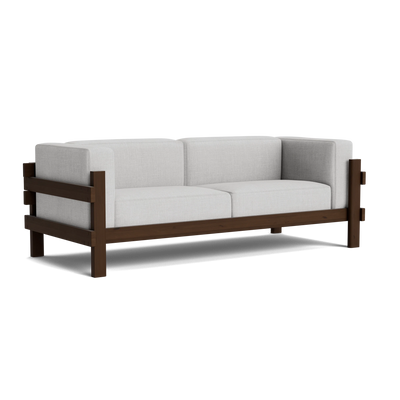Normann Copenhagen Kube 3 Seater Sofa at someday designs. #colour_remix-123 #frame_dark-brown