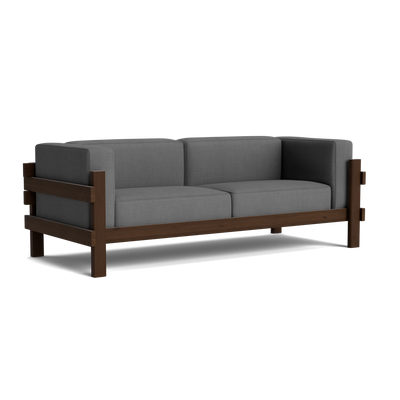 Normann Copenhagen Kube 3 Seater Sofa at someday designs. #colour_remix-163 #frame_dark-brown