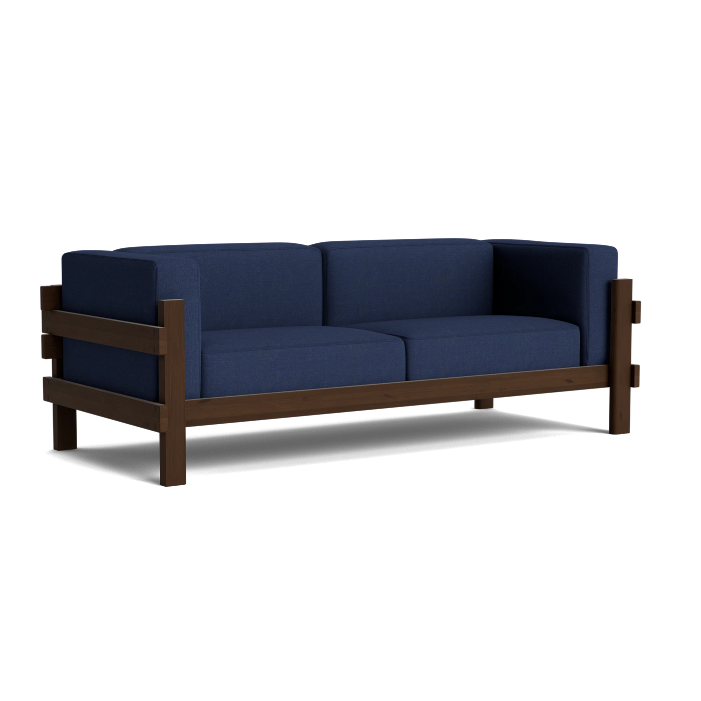 Normann Copenhagen Kube 3 Seater Sofa at someday designs. #colour_remix-773 #frame_dark-brown