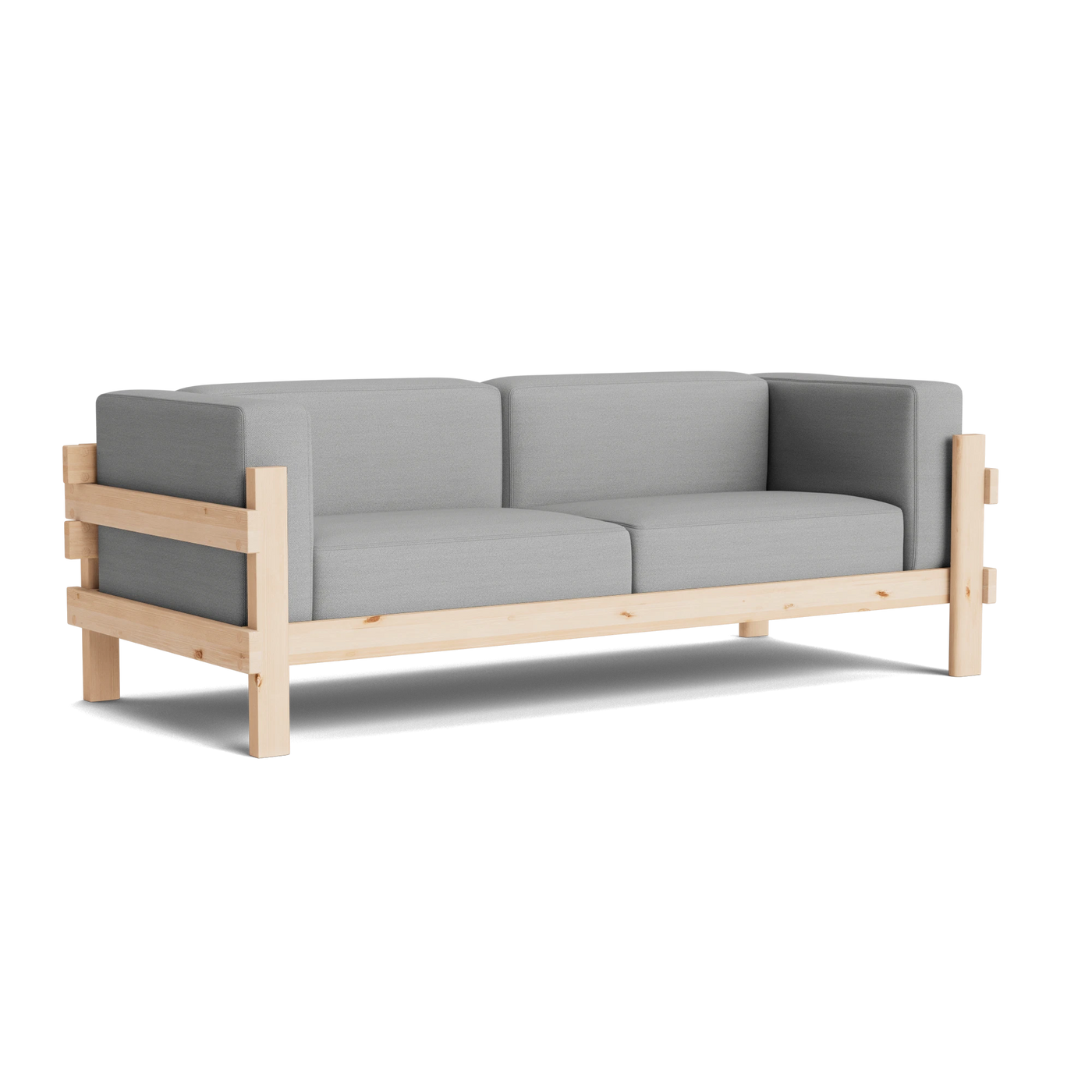 Normann Copenhagen Kube 3 Seater Sofa at someday designs. #colour_hallingdal-123 #frame_pine