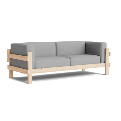 Normann Copenhagen Kube 3 Seater Sofa at someday designs. #colour_hallingdal-123 #frame_pine