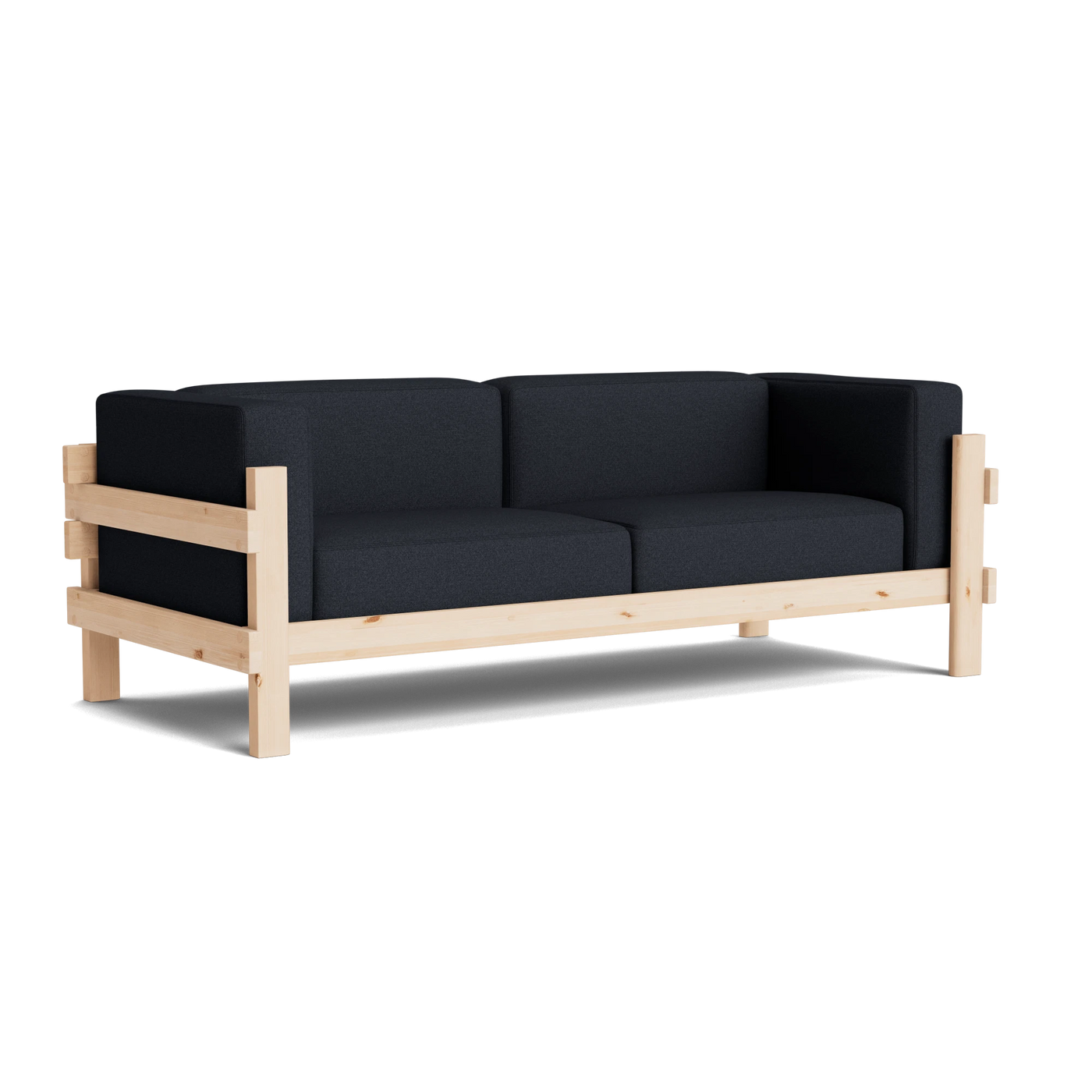 Normann Copenhagen Kube 3 Seater Sofa at someday designs. #colour_hallingdal-180 #frame_pine