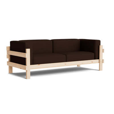 Normann Copenhagen Kube 3 Seater Sofa at someday designs. #colour_hallingdal-370 #frame_pine