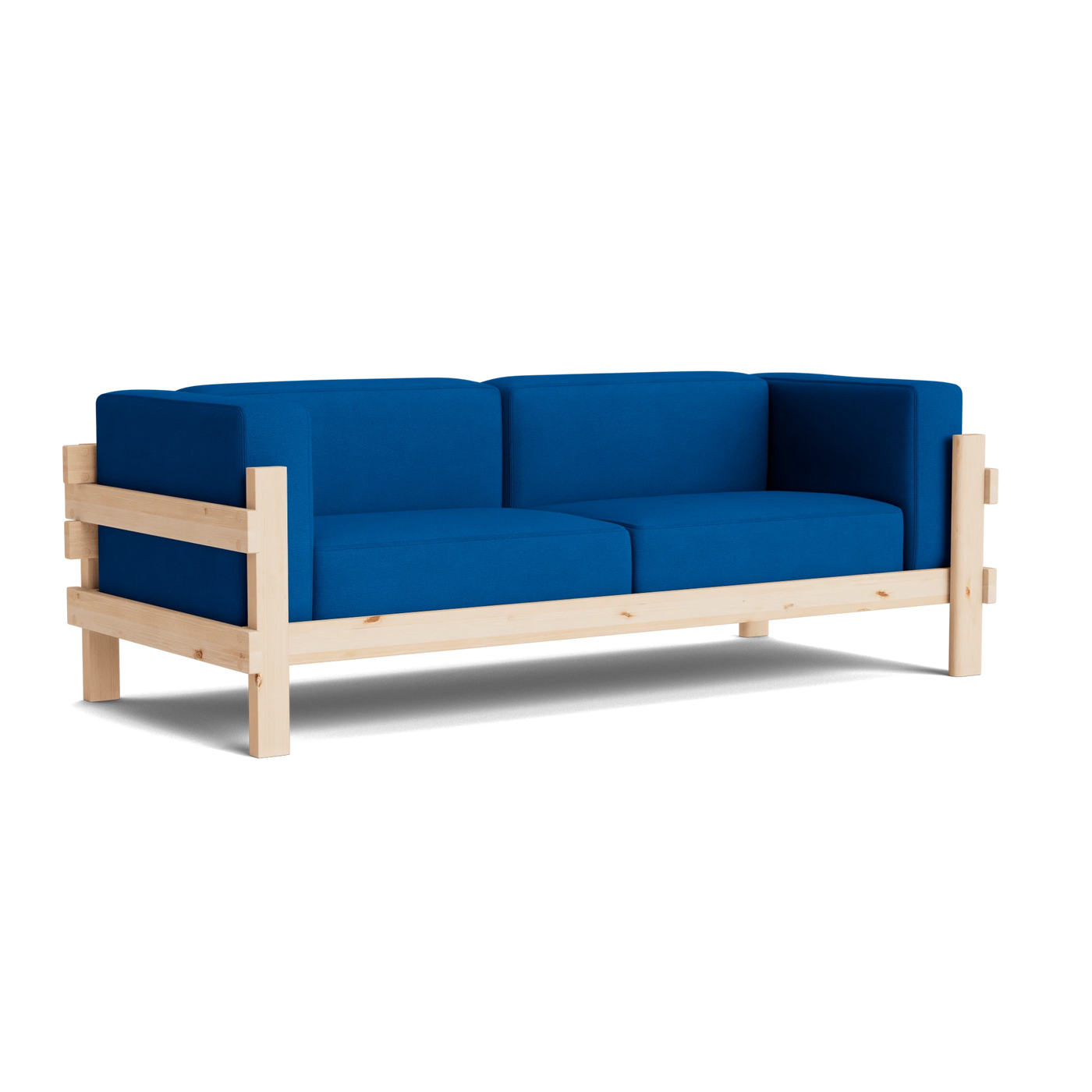 Normann Copenhagen Kube 3 Seater Sofa at someday designs. #colour_hallingdal-750 #frame_pine