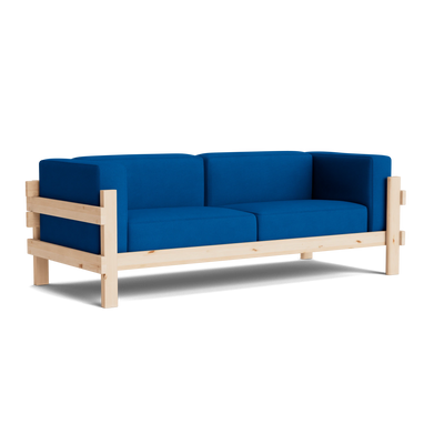 Normann Copenhagen Kube 3 Seater Sofa at someday designs. #colour_hallingdal-750 #frame_pine