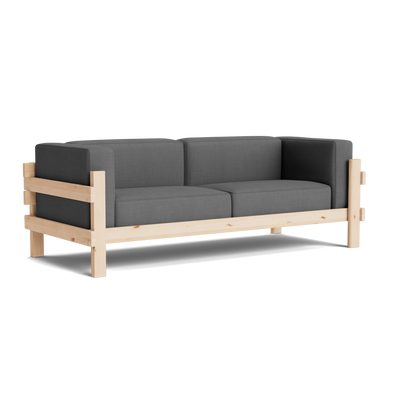 Normann Copenhagen Kube 3 Seater Sofa at someday designs. #colour_remix-163 #frame_pine
