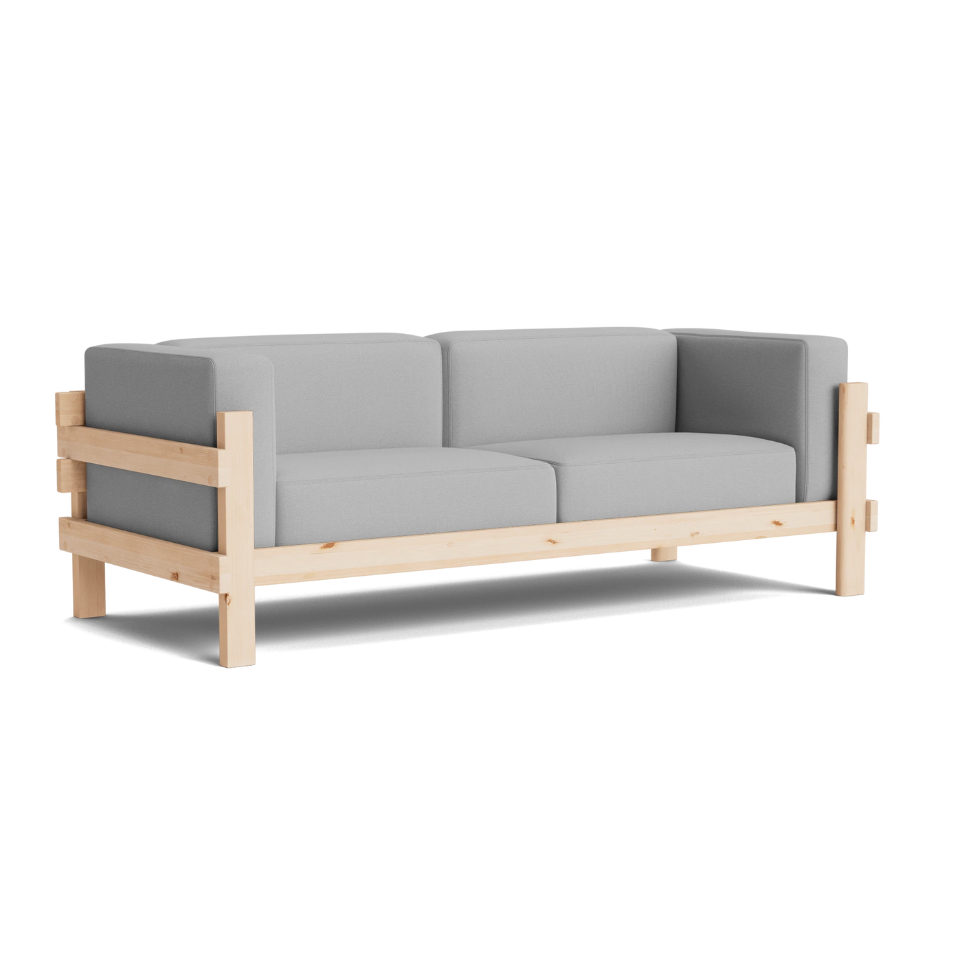 Normann Copenhagen Kube 3 Seater Sofa at someday designs. #colour_steelcut-trio-133 #frame_pine