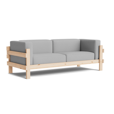Normann Copenhagen Kube 3 Seater Sofa at someday designs. #colour_steelcut-trio-133 #frame_pine