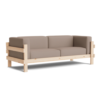 Normann Copenhagen Kube 3 Seater Sofa at someday designs. #colour_steelcut-trio-426 #frame_pine