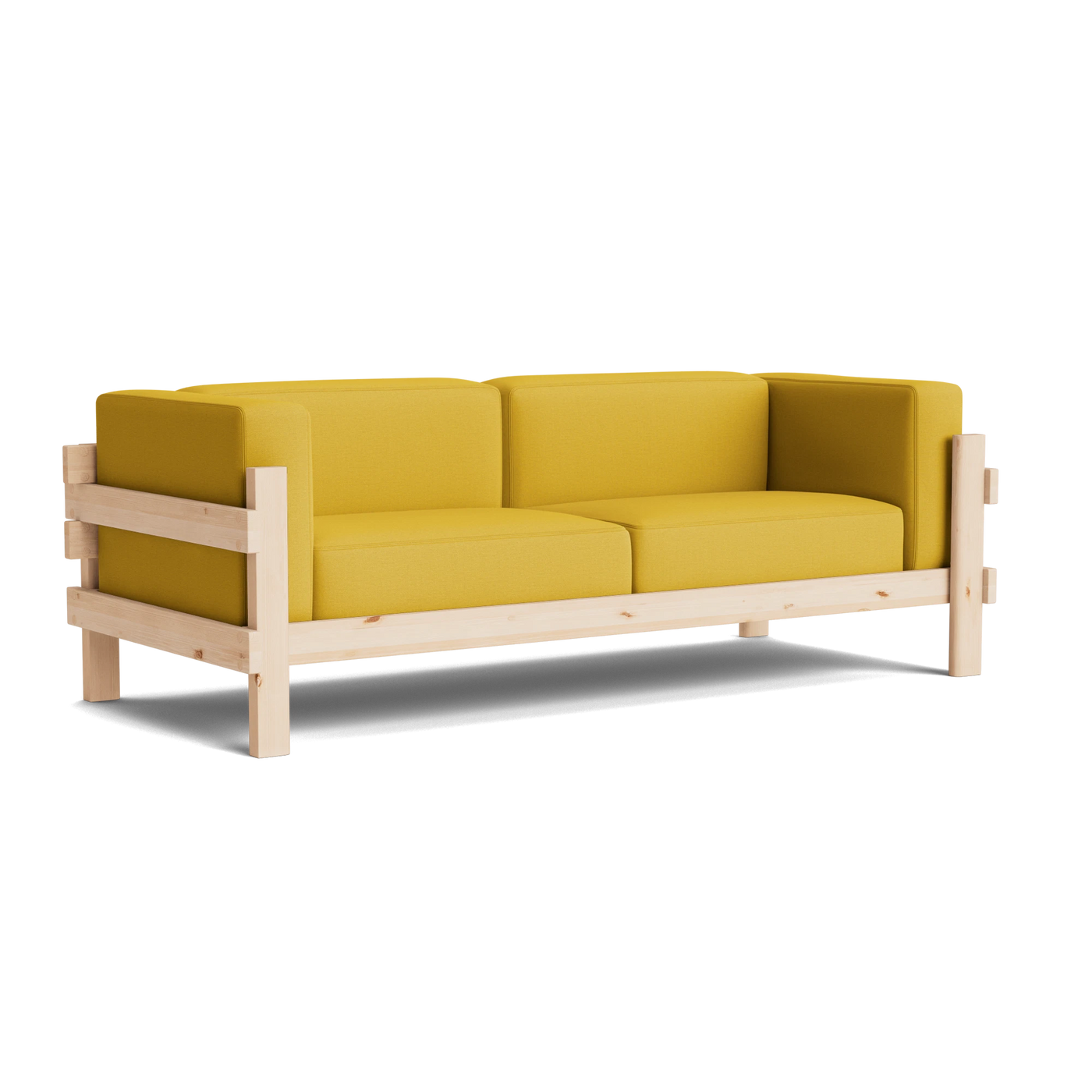 Normann Copenhagen Kube 3 Seater Sofa at someday designs. #colour_steelcut-trio-446 #frame_pine