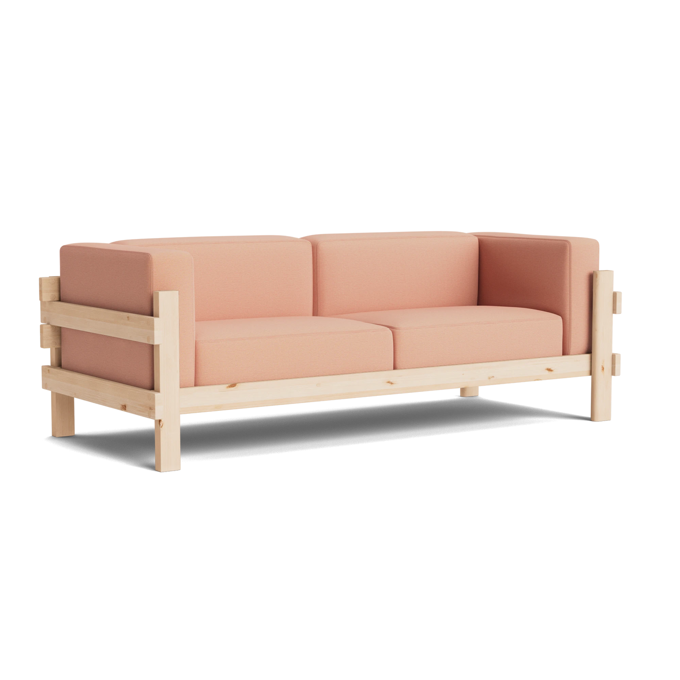 Normann Copenhagen Kube 3 Seater Sofa at someday designs. #colour_steelcut-trio-515 #frame_pine