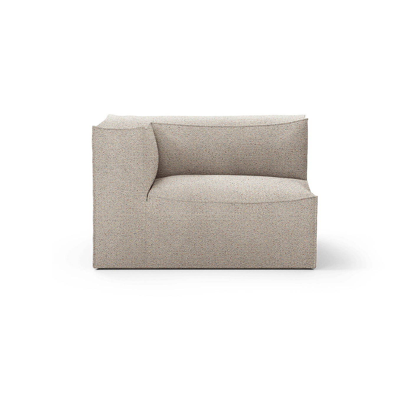 ferm LIVING Catena Modular sofas S400. Made-to-order at someday designs. #colour_light-grey-confetti-boucle