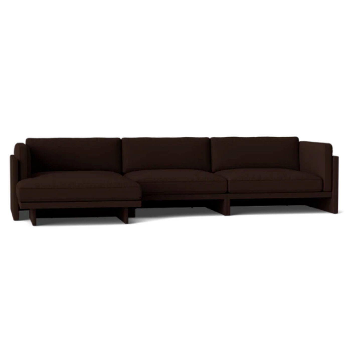 Normann Copenhagen Softy Modular Sofa 4 Seater Chaise Lounge Left at someday designs. #colour_hallingdal-370