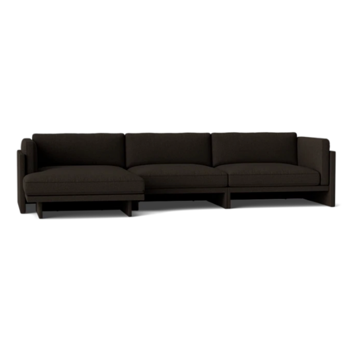 Normann Copenhagen Softy Modular Sofa 4 Seater Chaise Lounge Left at someday designs. #colour_hallingdal-376