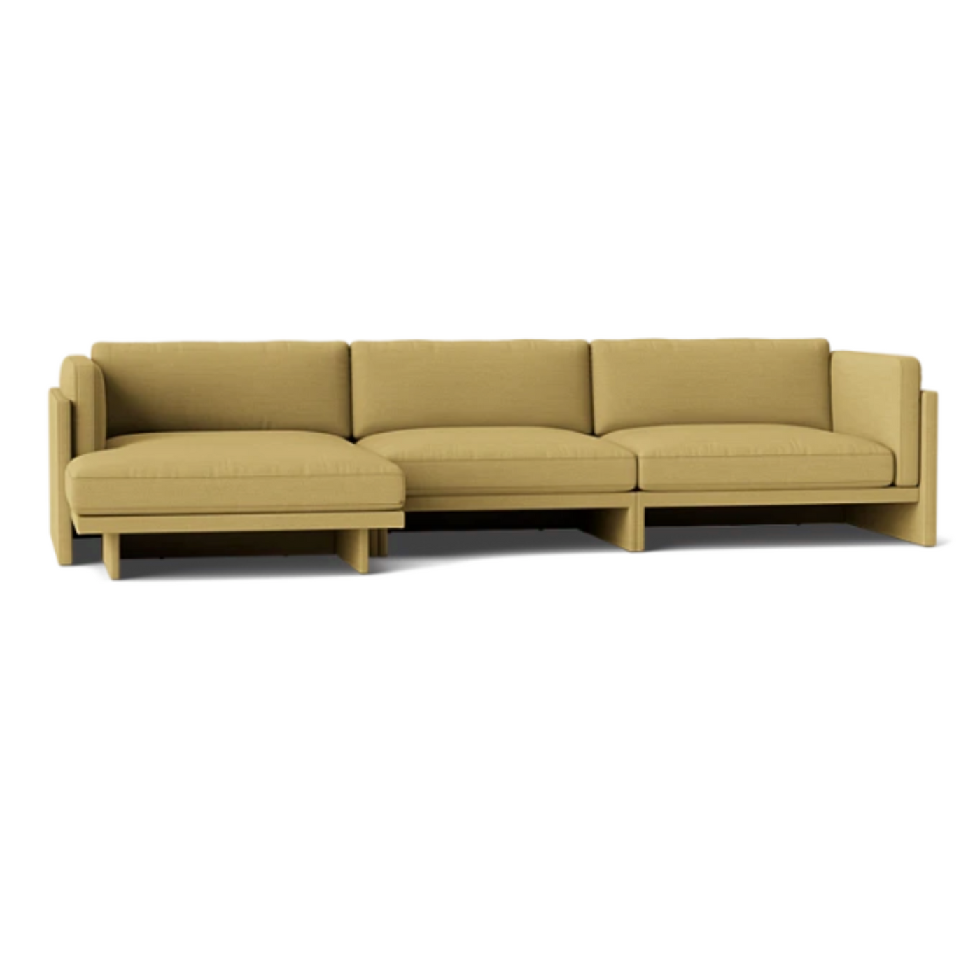 Normann Copenhagen Softy Modular Sofa 4 Seater Chaise Lounge Left at someday designs. #colour_hallingdal-407