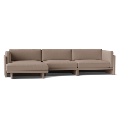 Normann Copenhagen Softy Modular Sofa 4 Seater Chaise Lounge Left at someday designs. #colour_steelcut-trio-426