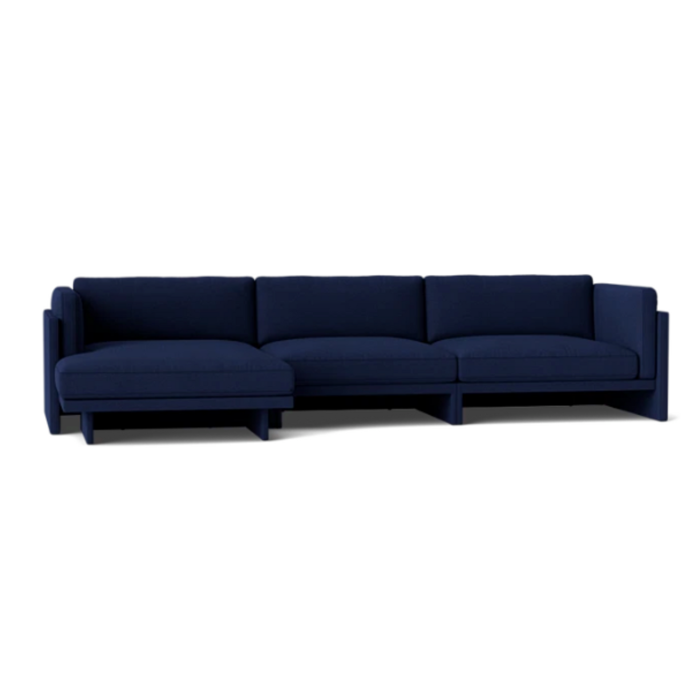 Normann Copenhagen Softy Modular Sofa 4 Seater Chaise Lounge Left at someday designs. #colour_hallingdal-764