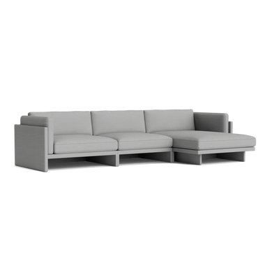 Normann Copenhagen Softy Modular Sofa 4 Seater Chaise Lounge Right at someday designs. #colour_hallingdal-123