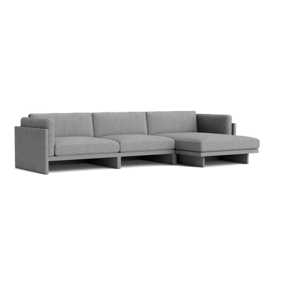 Normann Copenhagen Softy Modular Sofa 4 Seater Chaise Lounge Right at someday designs. #colour_hallingdal-166
