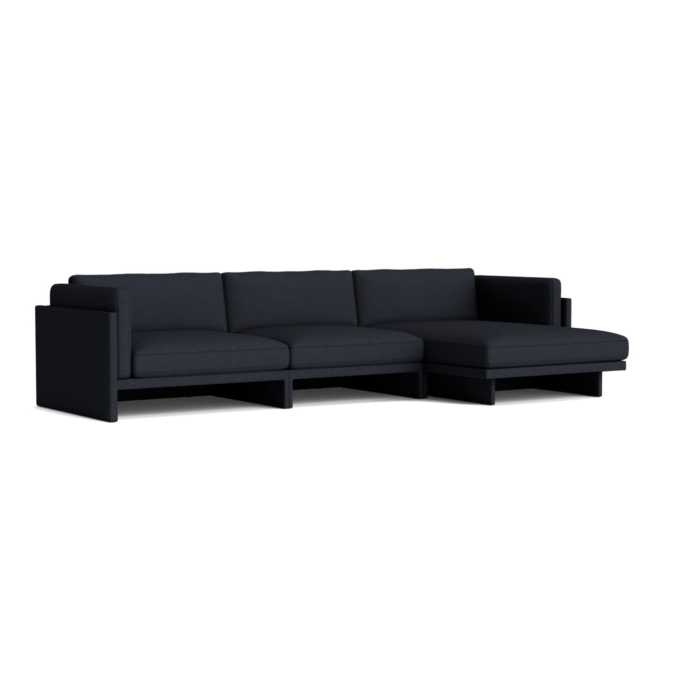 Normann Copenhagen Softy Modular Sofa 4 Seater Chaise Lounge Right at someday designs. #colour_hallingdal-180
