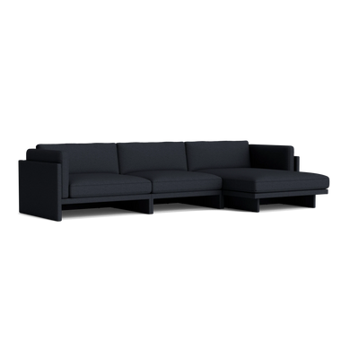 Normann Copenhagen Softy Modular Sofa 4 Seater Chaise Lounge Right at someday designs. #colour_hallingdal-180