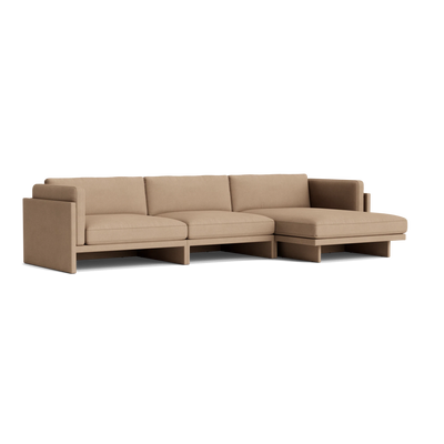Normann Copenhagen Softy Modular Sofa 4 Seater Chaise Lounge Right at someday designs. #colour_hallingdal-224