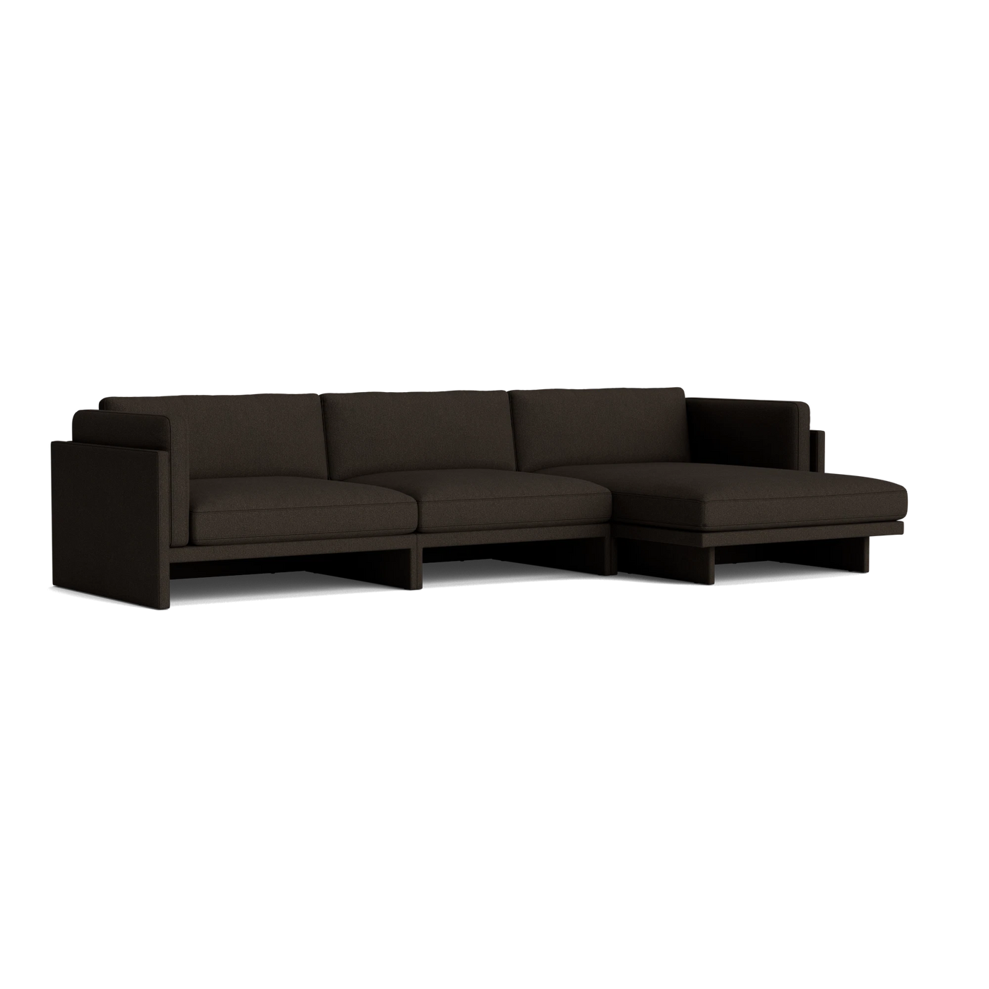 Normann Copenhagen Softy Modular Sofa 4 Seater Chaise Lounge Right at someday designs. #colour_hallingdal-376