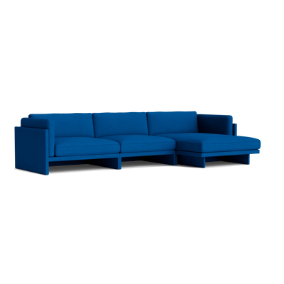 Normann Copenhagen Softy Modular Sofa 4 Seater Chaise Lounge Right at someday designs. #colour_hallingdal-750