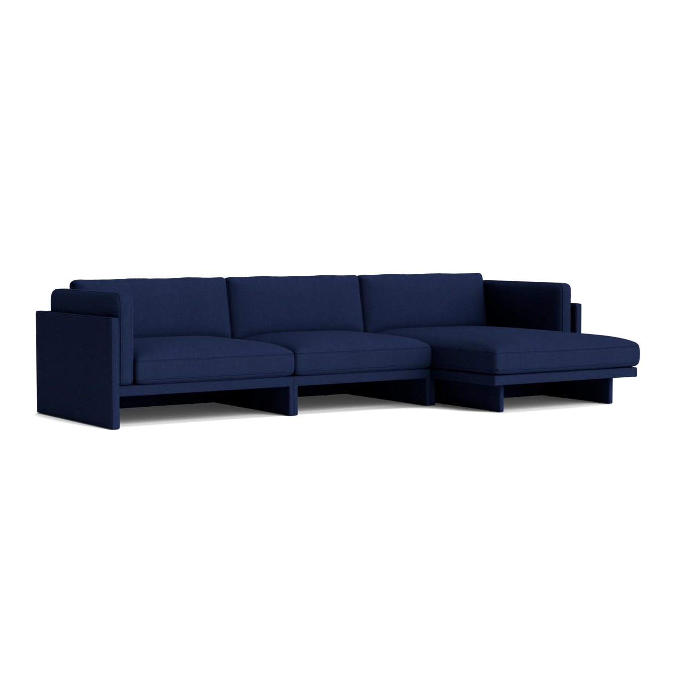 Normann Copenhagen Softy Modular Sofa 4 Seater Chaise Lounge Right at someday designs. #colour_hallingdal-764