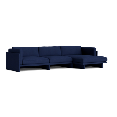Normann Copenhagen Softy Modular Sofa 4 Seater Chaise Lounge Right at someday designs. #colour_hallingdal-764